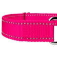 thumbnail image 6 of Country Brook Petz® Hot Pink Reflective Nylon Martingale Dog Collar, Medium, 6 of 6