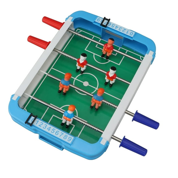 Mini Wooden Tabletop Foosball, Foosball Table Fun Puzzle Educational Family Fun Game Toy Kids Gift Portable Soccer Game Party Entertainment for Kids Adults