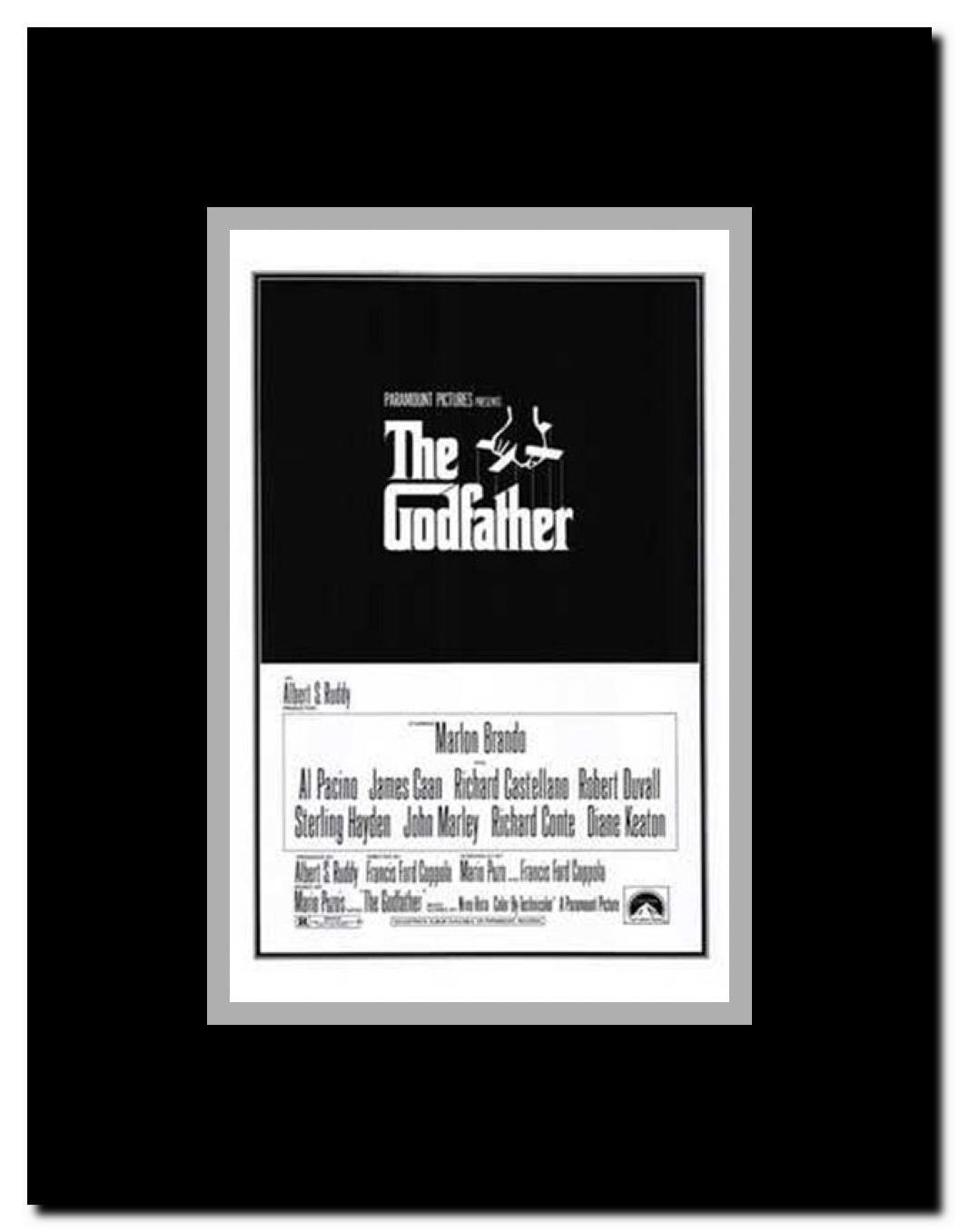 PRINT IMAGE PHOTO PW9 THE GODFATHER MOVIE POSTER Al Pacino Marlon Brando 1218