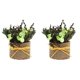 thumbnail image 1 of Rosas en maceta, decoraciones artificiales para bodas, mesas, hogar, maceta, decoraciones Para Salas, Casa, oficina, 2 unidades, 1 of 6