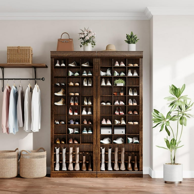 Garvee Tall Shoe Cabinet, 10-Tier Freestanding Shoe Organizer with