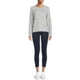 thumbnail image 5 of Time and Tru Women's High-Rise Ankle Knit Leggings, Available in 1, 2, and 3-Packs, 27" Inseam, Sizes S-XXXL, 5 of 5