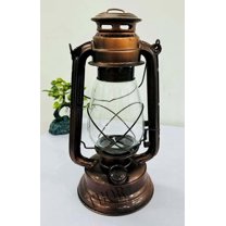 Rustic Copper Candle Lantern Indoor Outdoor Lantern Coastal Decor for Home, Beach House, Rustic Decorative Boat