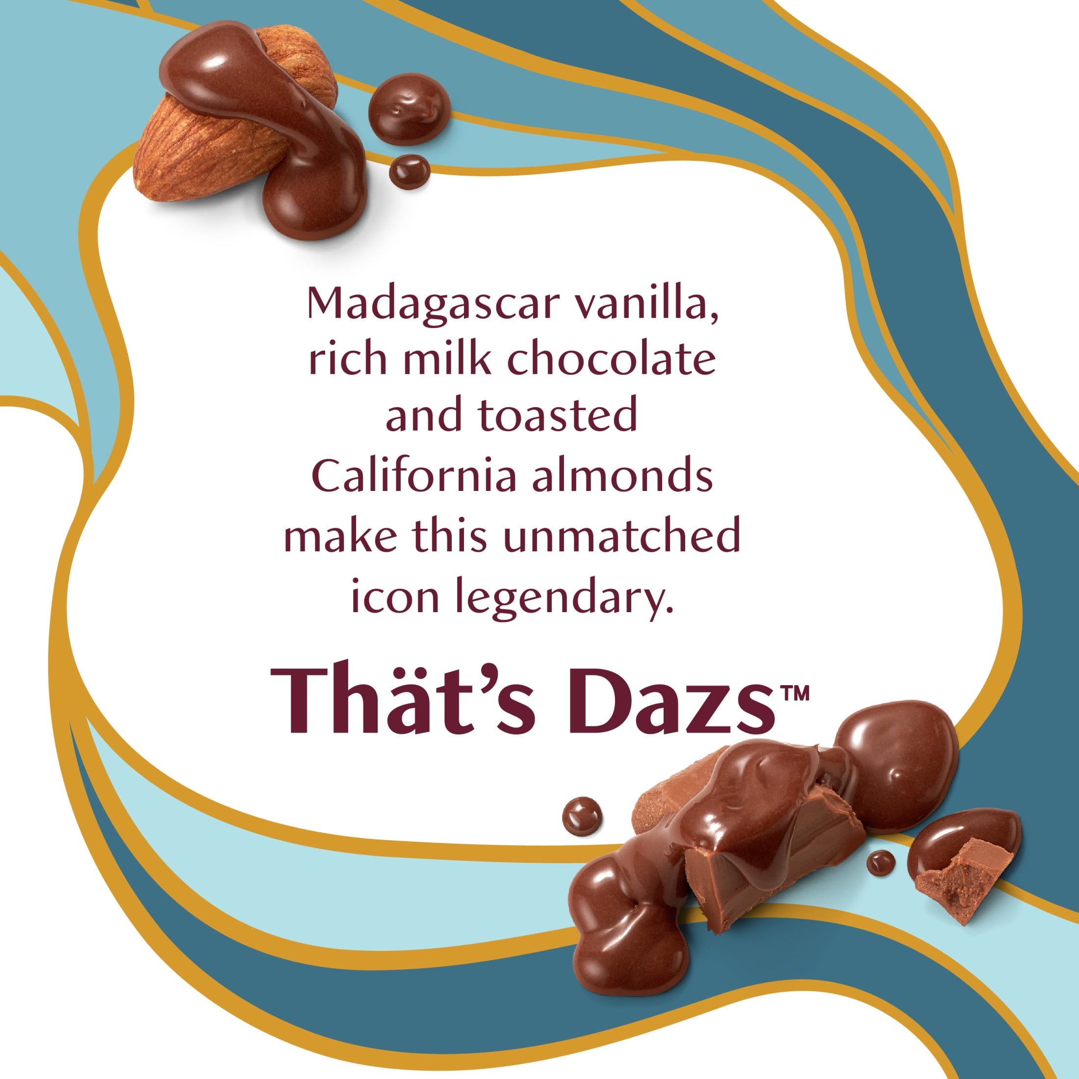 Haagen Dazs Vanilla Milk Chocolate Almond Ice Cream Bars, Gluten Free, Kosher, 6 Count