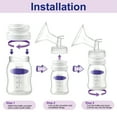 thumbnail image 2 of Maymom Bottle Thread Changer Compatible with Maymom, Spectra, Avent Widemouth Flange and Lansinoh, Mam Bottle, 2 of 8