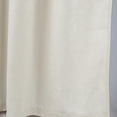 thumbnail image 5 of Topchances Linen Textured Blackout Curtains, Detachable Top Curtains Drapes for Bedroom Living Room, 2 Panels, 52'' W x 84'' L, Beige, 5 of 10