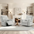 thumbnail image 2 of Spruce & Spring360° Swivel Manual Recliner with Glider Motion for Living Room, White, 2 of 14