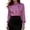 Hot Pink, variant on LIUJUNSHOP Womens Bow Tie Front Smocked Long Sleeve Blouse Elegant Office Shirt Top