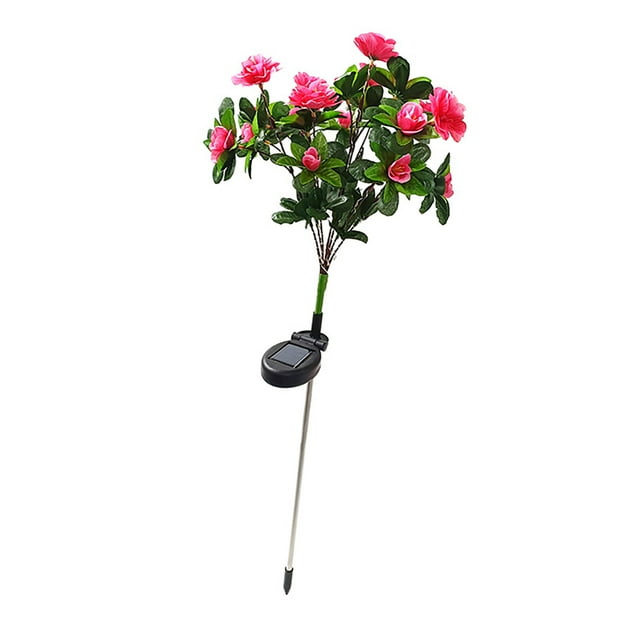 Lámpara de Estaca Led Al Aire Libre, Iluminación Suave IP55 Decoración impermeable Solar Estaca de Flor de Luz Energía Ahorrador Ambientalmento Amigable para la Acera Para Para
