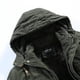 thumbnail image 3 of Hombres Casual Sólido Más Terciopelo Engrosamiento Cremallera Con Capucha Chaqueta De Manga Larga Abrigos Pompotops oipoqjl21068, 3 of 8
