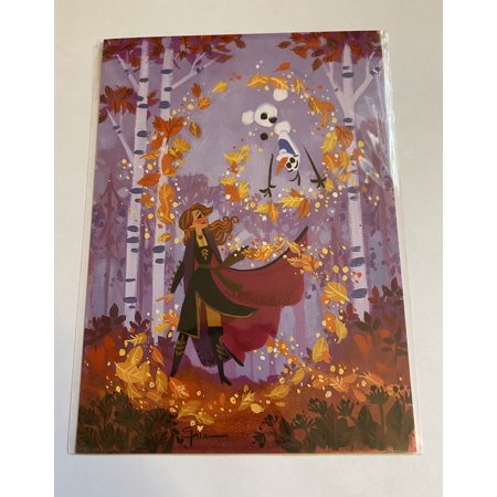 Disney Frozen Anna Olaf Gale by Griselda Sastrawinata Postcard Wonderground New