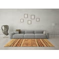 thumbnail image 3 of Ahgly Company Indoor Rectangle Abstract Brown Modern Area Rugs, 8' x 12', 3 of 4