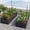 Black, variant on Amobro 6x3x1ft Outdoor Metal Raised Garden Bed Planter Box for Vegetables, Flowers, Herbs Gray 2pcs