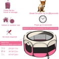 thumbnail image 2 of Corralito portátil para mascotas HEPEENG de 8 paneles para interiores/exteriores, 2 of 7