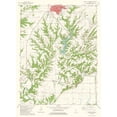 thumbnail image 2 of USGS 14x18 White Modern Wood Framed Museum Art Print Titled - South Rushville Illinois Quad - USGS 1981, 2 of 4