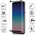 thumbnail image 2 of Samsung Galaxy S9+ Plus [BISEN] 3D Curved Tempered Glass Screen Protector [Full Coverage], Edge-To-Edge Protect, Anti-Scratch, Anti-Shock, Shatterproof, Bubble Free, 2 of 3