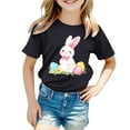 thumbnail image 2 of Girls Tshirts Easter Boys Eggs Bunny Kids Tops Tees Blouses, 2 of 3