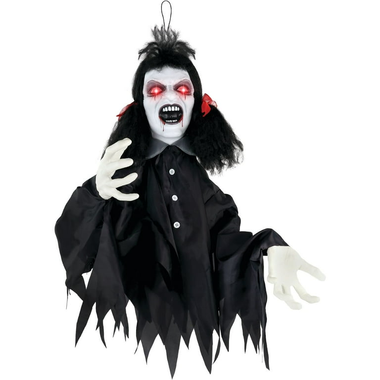 Haunted Hill Farm 20 in Hanging Animatronic Demon Girl or