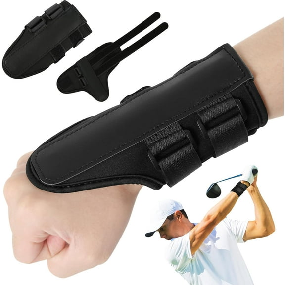 Golf Swing Alignment Brace – Neoprene Wrist Trainer for Golf Grip and Swing Practice