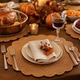 thumbnail image 6 of Xuniizn Placemats Set of 8, Plain Weave Table Mats, Heat Resistant Waterproof Woven Place Mats for Dining Table, Home Kitchen & Party, 6 of 8