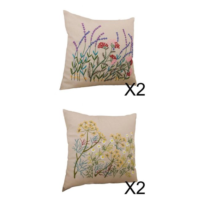 Funda de almohada DIY Perfecl Kits de fundas de almohadas bordadas