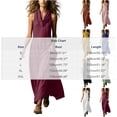 thumbnail image 3 of Womens Casual Solid Color Sleeveless Irregular Neckline Dress, 3 of 6