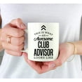 thumbnail image 2 of CTDream 11oz. Ceramic Coffee Tea Mug Thank You Gift, This is What an Awesome Club Advisor Looks Like, 1-Pack, 2 of 5