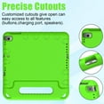 thumbnail image 5 of SUPNICE Kids Case with Screen Protector for iPad 9.7 Inch 2018/2017, Shockproof Convertible Handle Stand Kids Case for iPad 9.7 2017/2018 (iPad 5th and 6th Generation),iPad Air 2, Green, 5 of 8