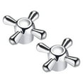 thumbnail image 4 of 2Pcs Faucet Knob Handle Alloy Universal Replacement Tap Kit For Kitchen Bathroom, 4 of 7