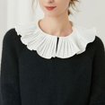 thumbnail image 1 of Lolita cuello falso con , media desmontable, cuellos de , , blusas, cuello falso para camiseta, cárdigan, niñas, Colcomx Collar falso, 1 of 7