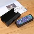 thumbnail image 1 of Cuadros Decorativos Caja de almacenamiento de gafas de sol de cuero con pintura DIY de diamantes flores de Mandala (Q46) Wdftyju embutido en tela, 1 of 6
