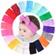 thumbnail image 1 of Hairbands Jollybows, juego de 20 turbantes elásticos de nailon, 1 of 9