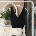 thumbnail image 6 of KOOYET Women's Tank Sleeveless Thin Strap Solid Color Slim Deep V Neck Casual Style Short Camis for Female, 6 of 6