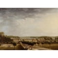 thumbnail image 2 of Johan Sevenbom 24x19 Black Ornate Framed Double Matted Museum Art Print Titled: Ulriksdal Castle, 2 of 5