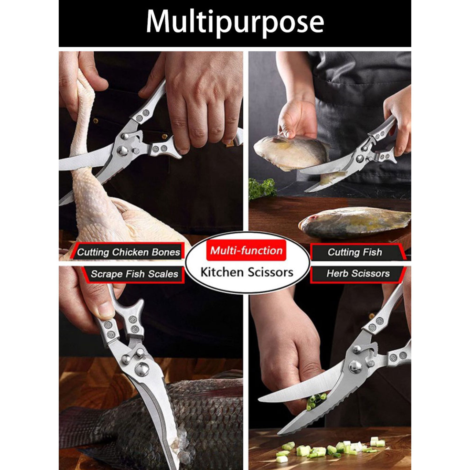 8 Multi-functional Kitchen Shears with Holder - Black - SNF Schneidteufel  Global 8 Multi-functional Kitchen Shears with Holder - Black Kitchen Shears  $40.00 SNF SNF Schneidteufel Global $40.00 Multi-functional Shears Magnetic  Holder