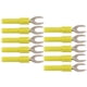 thumbnail image 1 of Conector Tipo Banana En Forma De U, Cobre Rojo+PA 8 Mm/0,3 Pulg. 10 Piezas Conectores Tipo Banana En Forma De U Para Aplicaciones Electrónicas ANGGREK Como se muestra en la descripción, 1 of 8