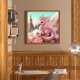 thumbnail image 1 of Cuadros Decorativos Dinosaurio 5D DIY Kit de pintura de diamante de taladro redondo completo Art Home Decor (NH2810) Wdftyju  embutido en tela, 1 of 1