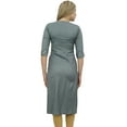 thumbnail image 2 of Bimba Women's Designer Gray Tunic Embroidered Kurta Kurti Ethnic Clothing-20, 2 of 5