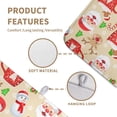 thumbnail image 2 of Christmas Gingerbread Man Dish Drying Mat Winter Snowflake Snowman Xmas Kitchen Drying Mat Dish Dryer Mat Absorbent Microfiber Dish Drying Mat Dish Draining Mat for Christmas Decorations 18x24 inch, 2 of 7