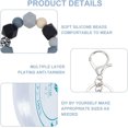 thumbnail image 3 of Silicone Beads Keychain Making Kit Assorted Silicone Beads with 3 Styles PU Leather Card Holder Wallet, 3 of 9