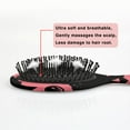 thumbnail image 5 of Halloween Pink Spooky Pumpkins and Bats Hair Brush,Girls Detangling Hair Brush,Glide Through Tangles with Ease for Wet & Dry Hair,8.8"X2.8", 5 of 7