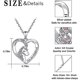 thumbnail image 4 of Kids Girls Heart Shaped Crystal Magic Unicorn Pendant Necklace Jewellery Gift---Product code 59894 black, 4 of 4