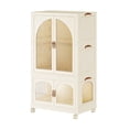thumbnail image 1 of Plastic Folding Short Cabinet Transparent Clothes Wardrobe with Large Capacity, Sturdy and Durable, Categorized Storage, Modern Simple Style, Installation Free Design, 1 of 7