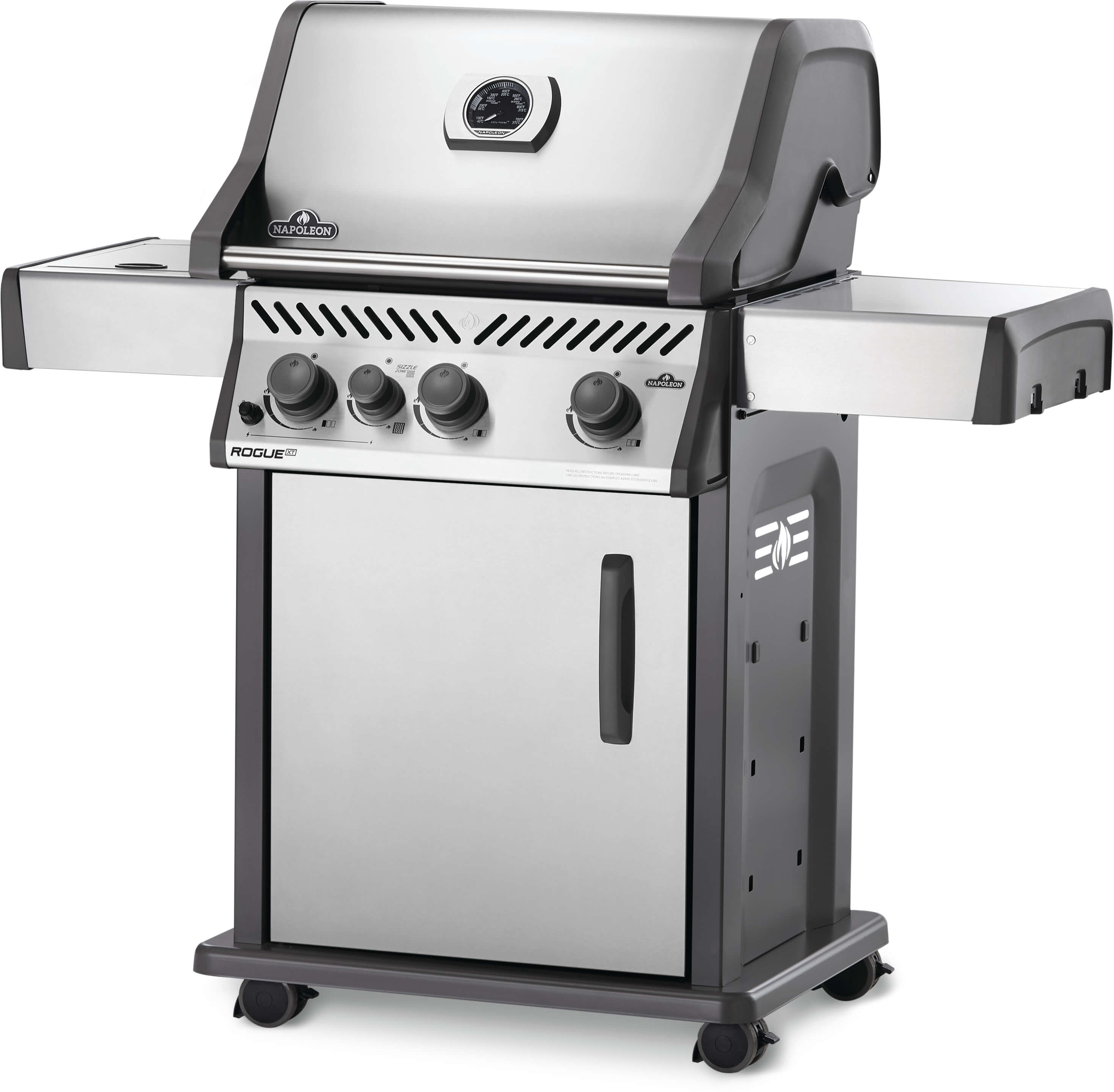 Rogue® XT 425 Natural Gas Grill with Infrared Side Burner, Stainless Steel - image 2 of 12