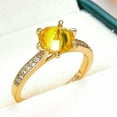 thumbnail image 2 of Yellow AAA CZ Bands Women's 14KT Yellow Gold Filled Wedding Stylish Ring Sz 6-10, 2 of 5