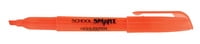 School Smart Non-Toxic Pen Style Highlighter, Chisel Tip, Orange, Pack of 12