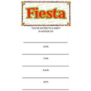 12pack Fiesta Invitation Cards with Envelopes