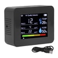 thumbnail image 2 of Monitor Detector De Aire CO2 HCHO TVOC PM2.5 PM1.0, 2 of 8
