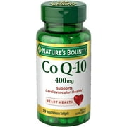 Nature's Bounty Cardio Q10, Co Q-10 400 mg Softgels 39 ea (Pack of 2)