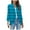 Blue, variant on Womens 3/4 Sleeve Cardigan Oversize Jackets Teen Girls Casual Striped Colorblock Kimono Juniors Comfy Long Sleeve Duster Blouse Trendy Lightweight Cardigans,Black,Large